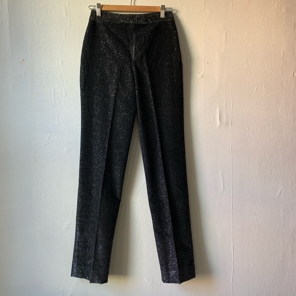 Céline Straight Leg Trousers in Silver Tinsel - Picture 10 of 11